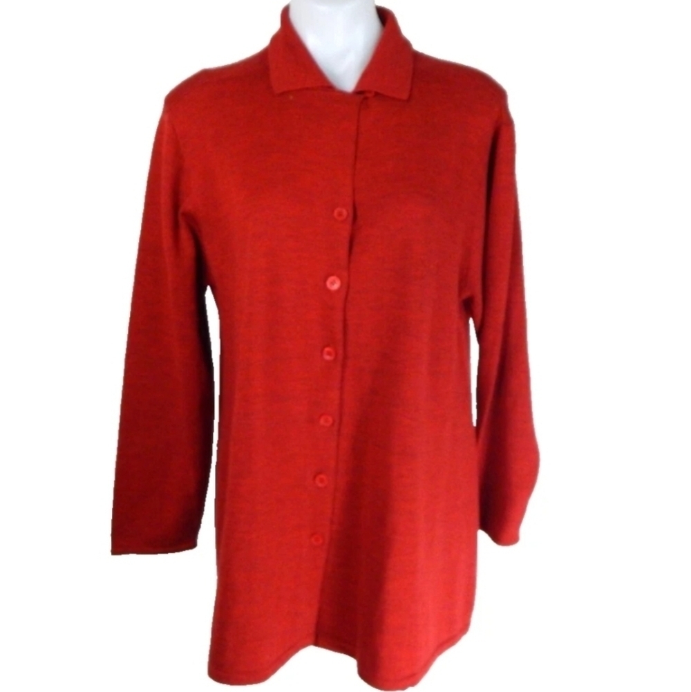 J. Peterman Company Wool Cardigan